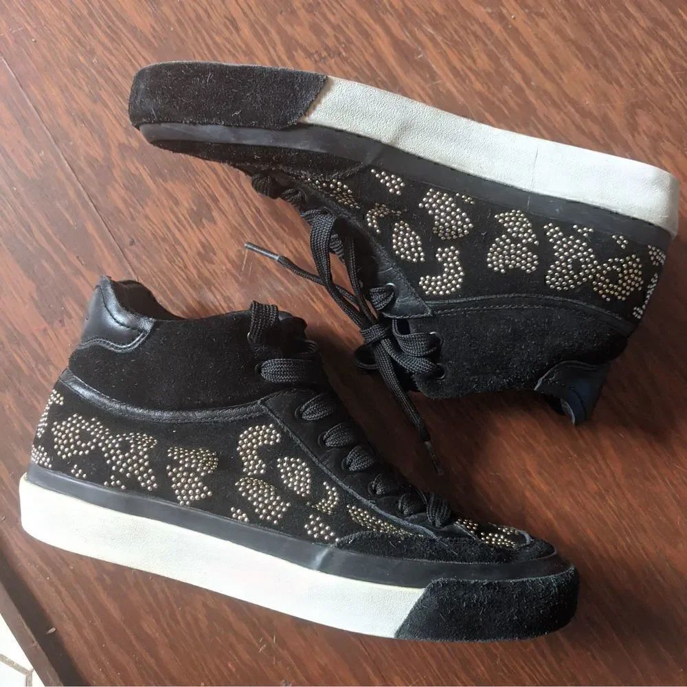Rag & Bone Studded Animal Print Sneakers - Picture 2 of 12